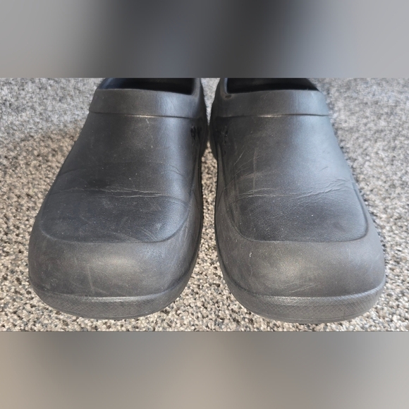 TredSafe Black Slip On Oil & Slip Resistent Clog Black Rubber Mens 8/womens 9 - Picture 3 of 7